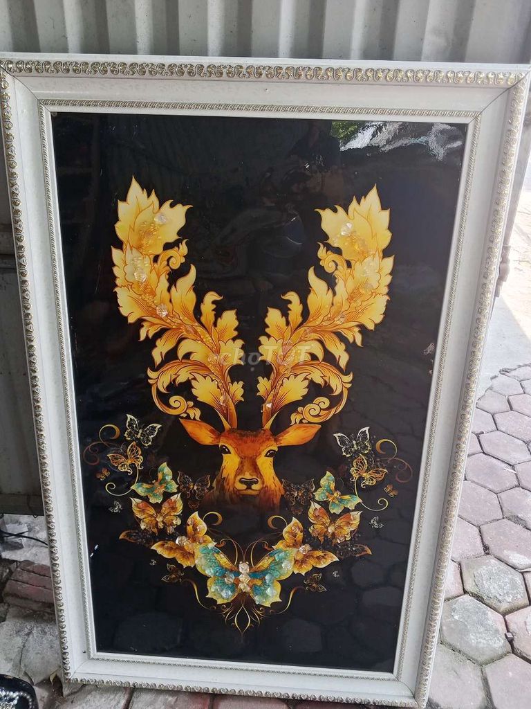 Tranh treo tường Đá Gỗ 75x117cm. Mua bán Đồ sưu tầm, đồ cổ tại Quận Hà Đông Hà Nội được đăng bởi Đồ cũ sưu tầm hà nội hình 1