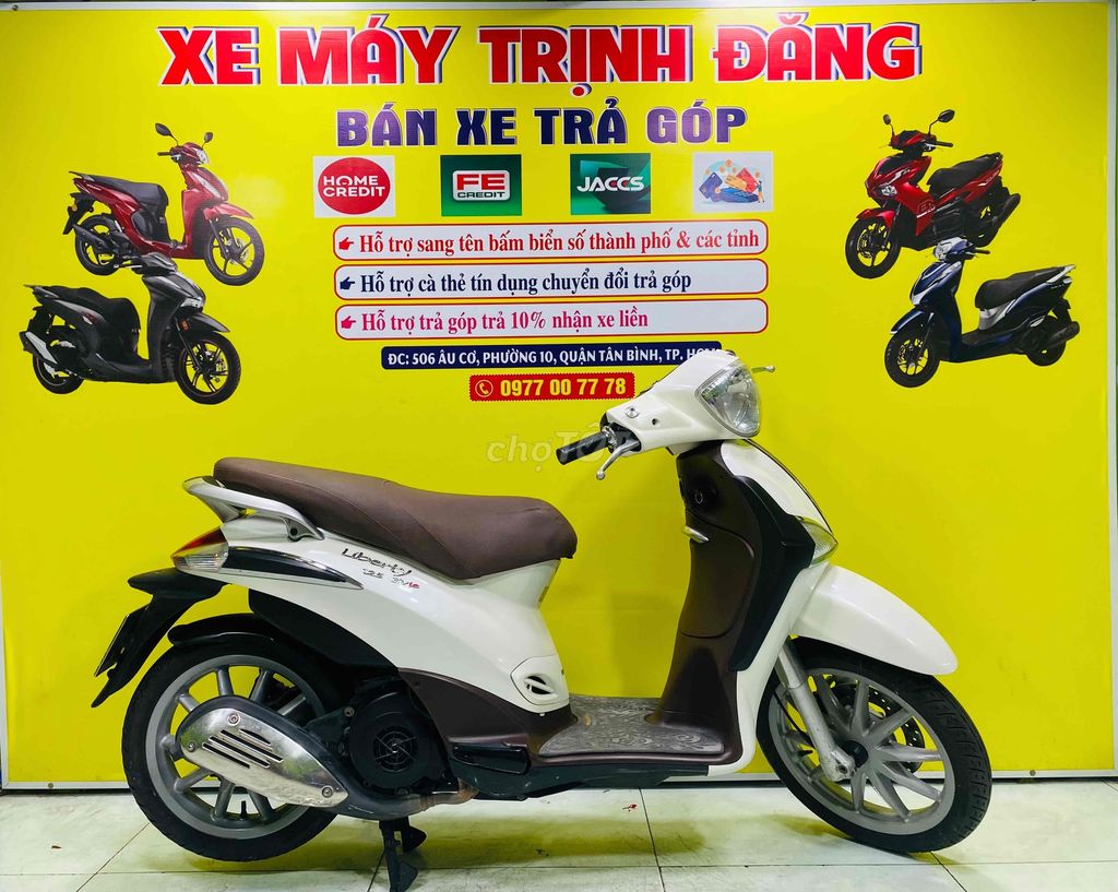 Piaggio Liberty bstp góp trả 1tr nhận xe liền