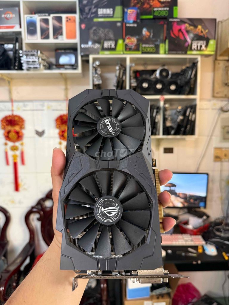 Card đồ họa ASUS ROG Strix GTX 1050Ti 4GB. Mua bán Linh kiện (RAM, Card...) tại Huyện Hóc Môn Tp Hồ Chí Minh được đăng bởi Thanh Tâm hình 1