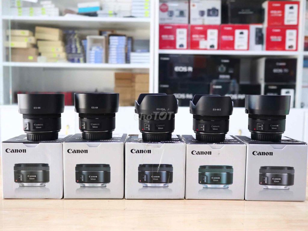 Còn vài lens EF50f1.8STM fullbox Ngoại hình đẹp