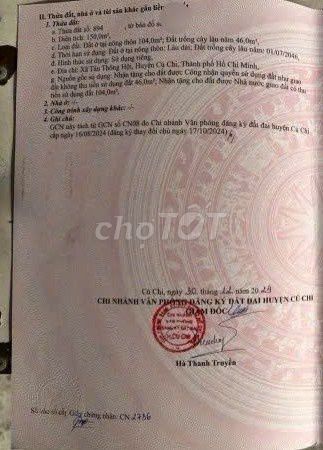 Четырехуровневый мягкий дом прямо за рынком Вьет Киеу — коммуна Ку Чи, 785 Tri.. yu.u