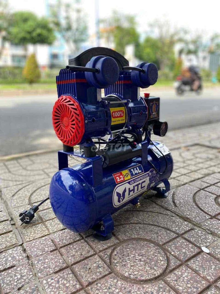 Máy nén khí HTC 14L Xanh dương 2.2 HP giá rẻ. Mua bán Đồ chuyên dụng, Giống nuôi trồng tại Thành phố Thủ Đức Tp Hồ Chí Minh được đăng bởi Máy Móc Nam Bình Dương hình 1