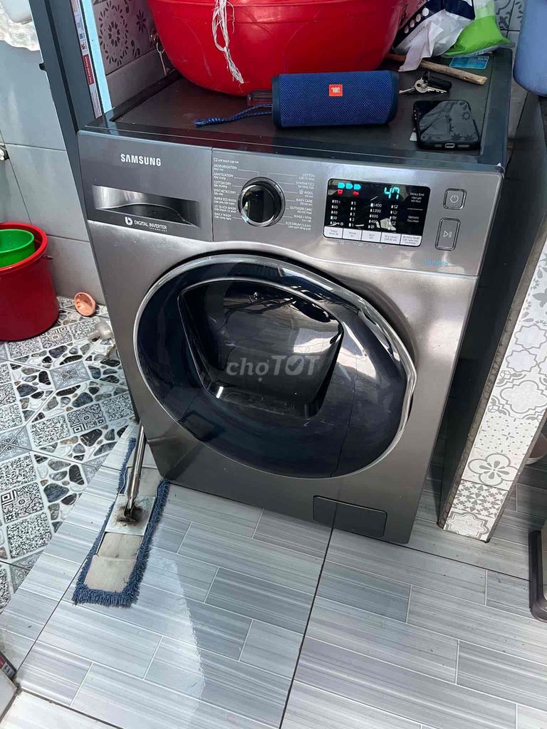 Máy giặt lồng ngang Samsung Xám. Mua bán Máy giặt tại Thị xã Tân Uyên Bình Dương được đăng bởi Tân hình 1