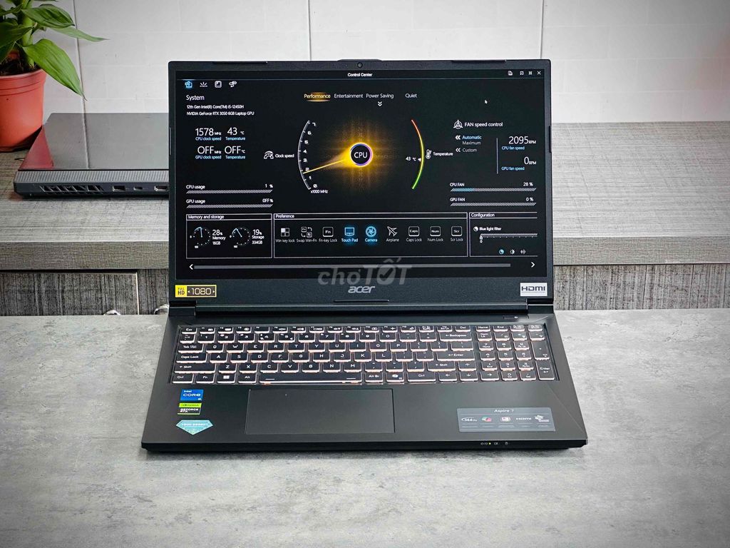 Acer A715-59G i5-12450H 16GB RTX 3050 6G BH 2027. Mua bán Laptop tại Huyện Bình Chánh Tp Hồ Chí Minh được đăng bởi TUẤN ANH STORE hình 1
