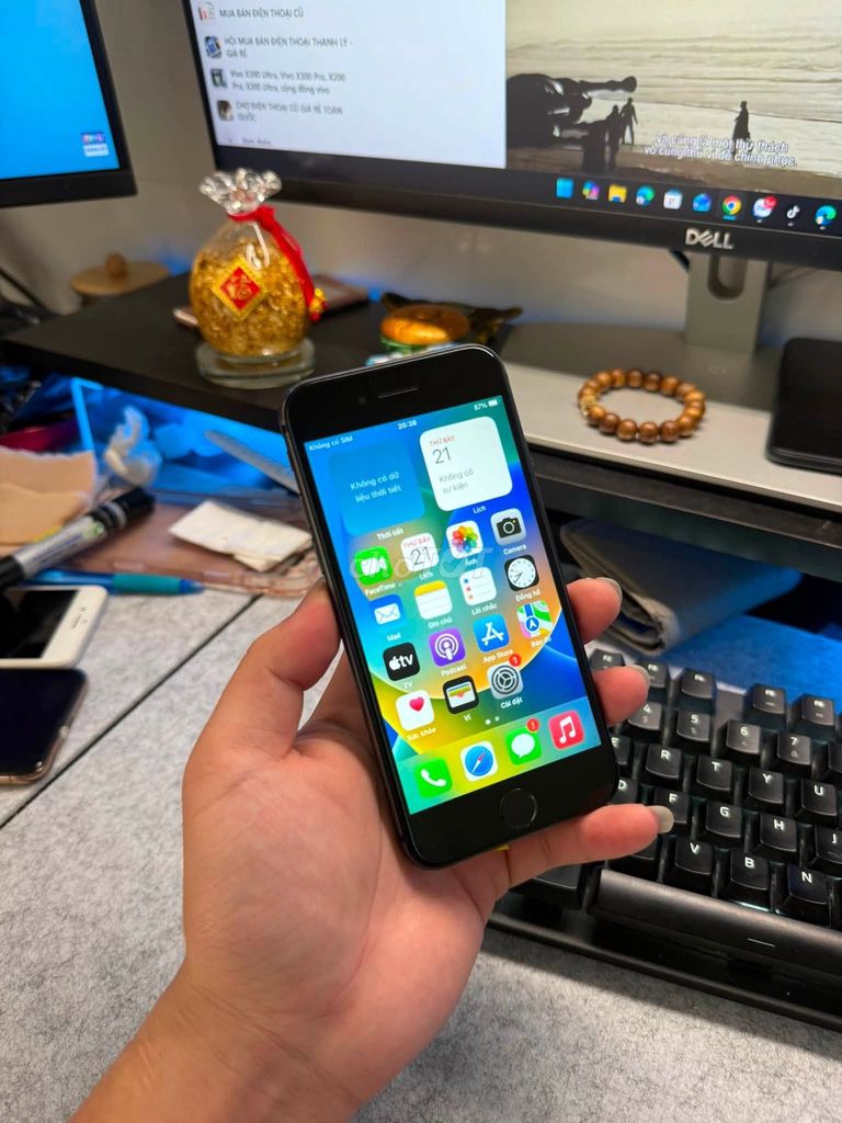Apple iPhone 8 64GB Đen đã thay màn lô. Mua bán Điện thoại tại Quận 5 Tp Hồ Chí Minh được đăng bởi Hội Đồ Điện Tử hình 1