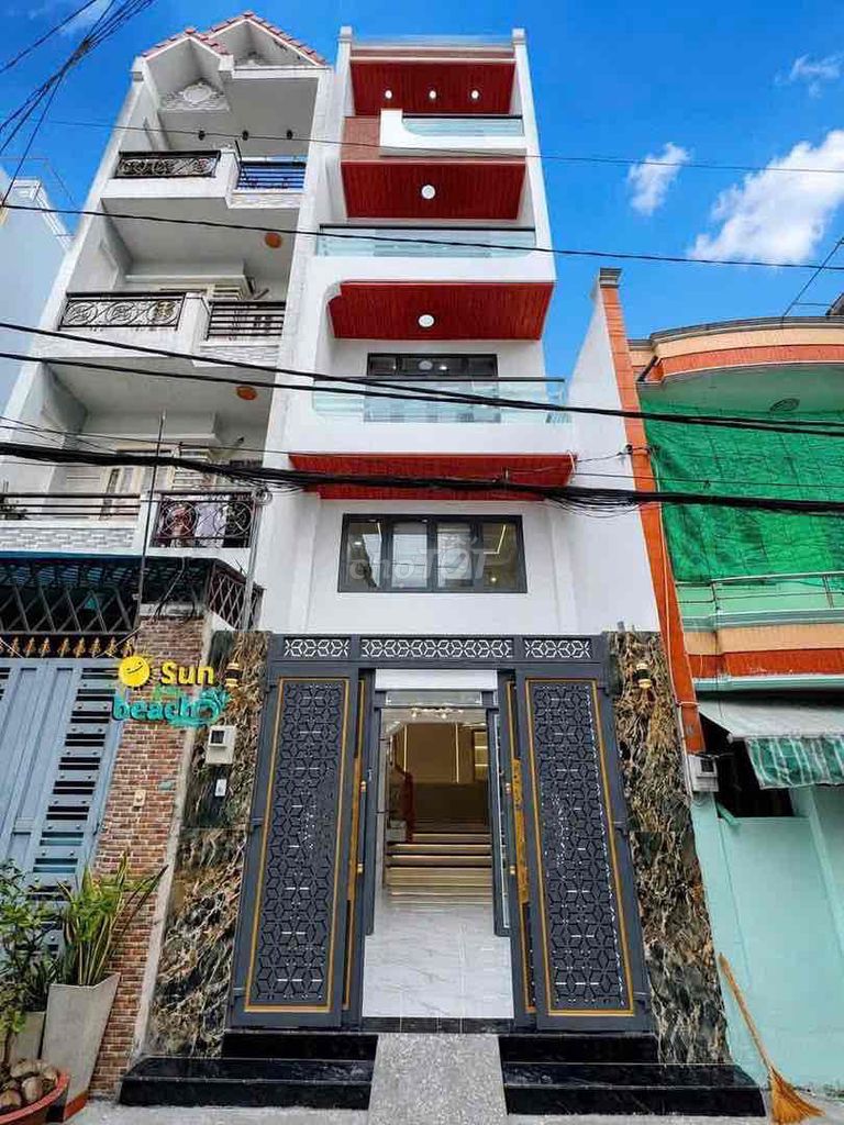 Дом 5 этажей, Le Van Quoi, Binh Tan, 56 кв.м, переулок 7м