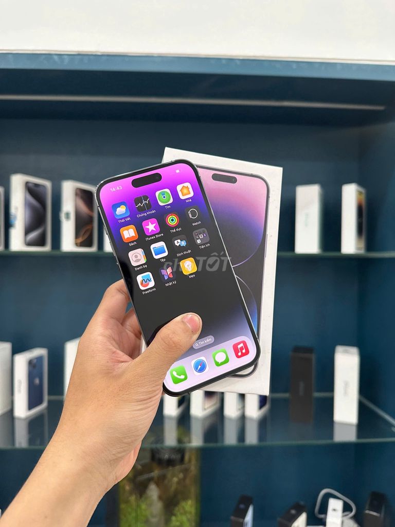 iPhone 14 Pro 256GB Tím QT Zin nguyên bản đẹp keng