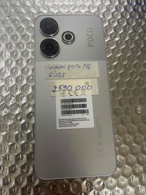 Xiaomi Poco M6 6GB/128GB Trắng zin đẹp 99%