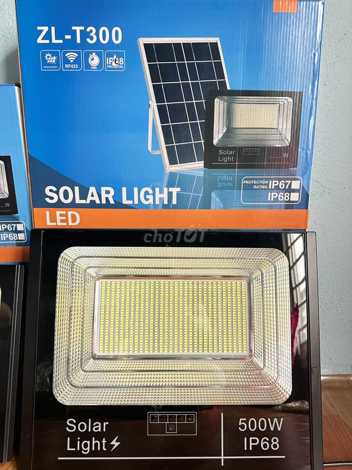 Đèn Pha Năng Lượng Mặt Trời TC Solar Light 500W