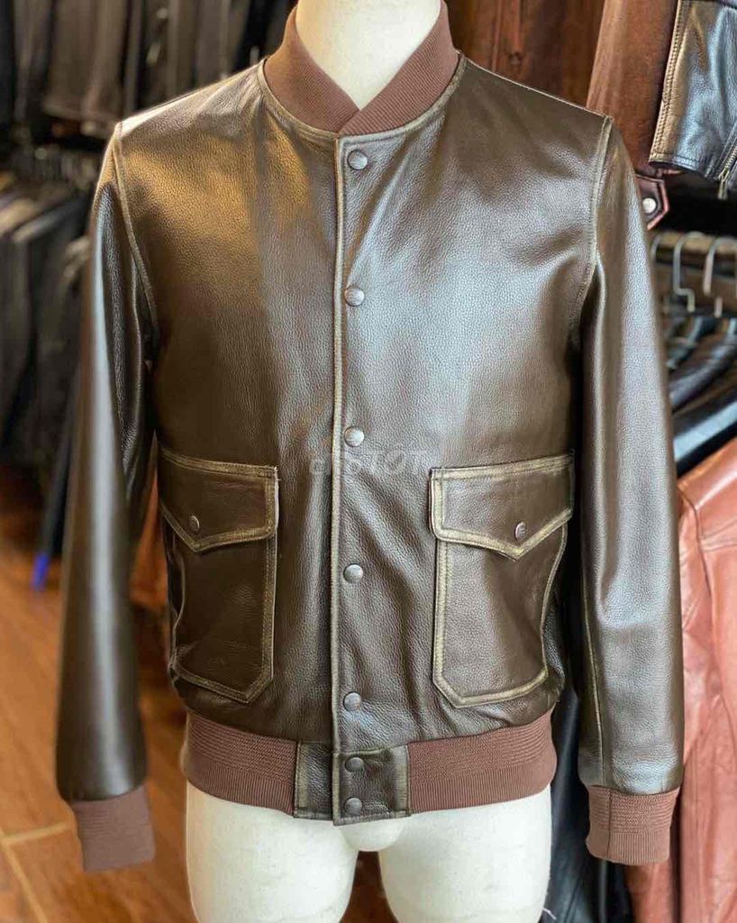Mẫu Bomber năng động chất da bò cao cấp. Mua bán Quần áo tại Huyện An Lão Hải Phòng được đăng bởi  Nguyễn Minh Châu hình 1