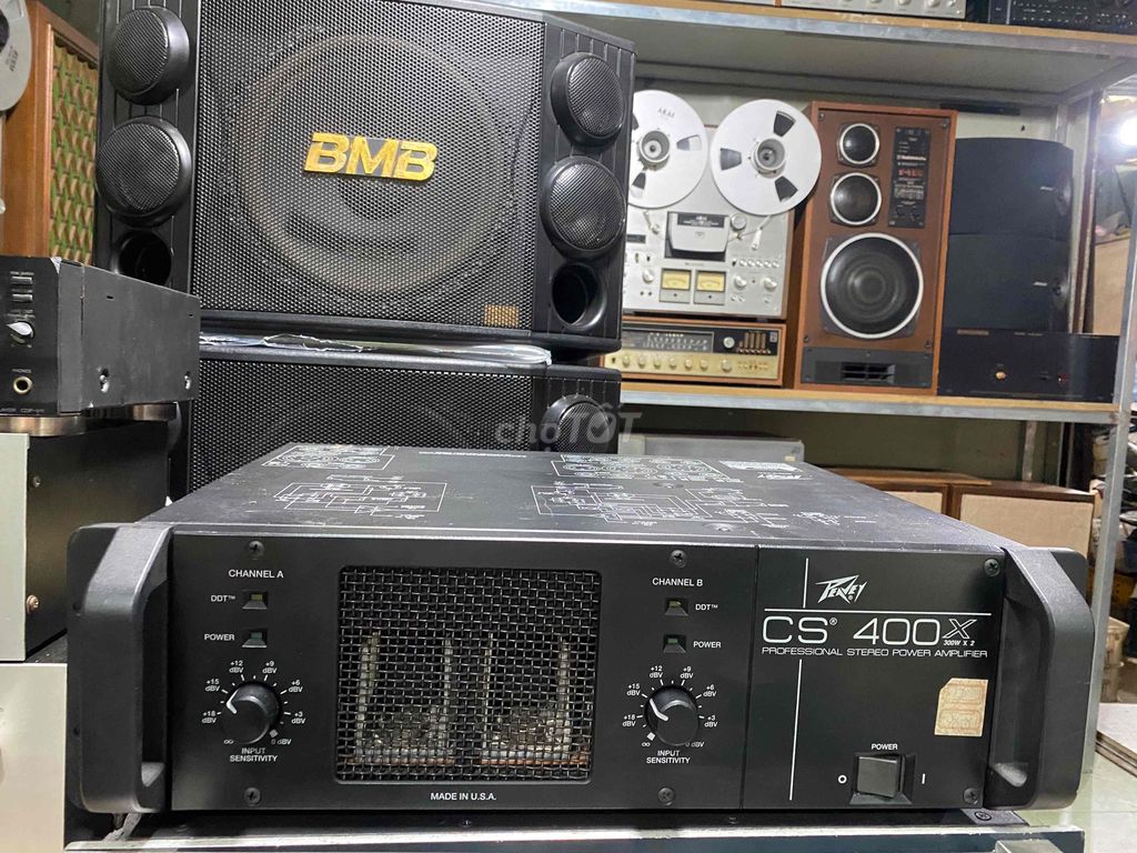 Đẩy công suất Peavey CS400X Đen 220V. Mua bán Tivi, Âm thanh tại Quận Cái Răng Cần Thơ được đăng bởi ÂM THANH NGÂN  hình 1