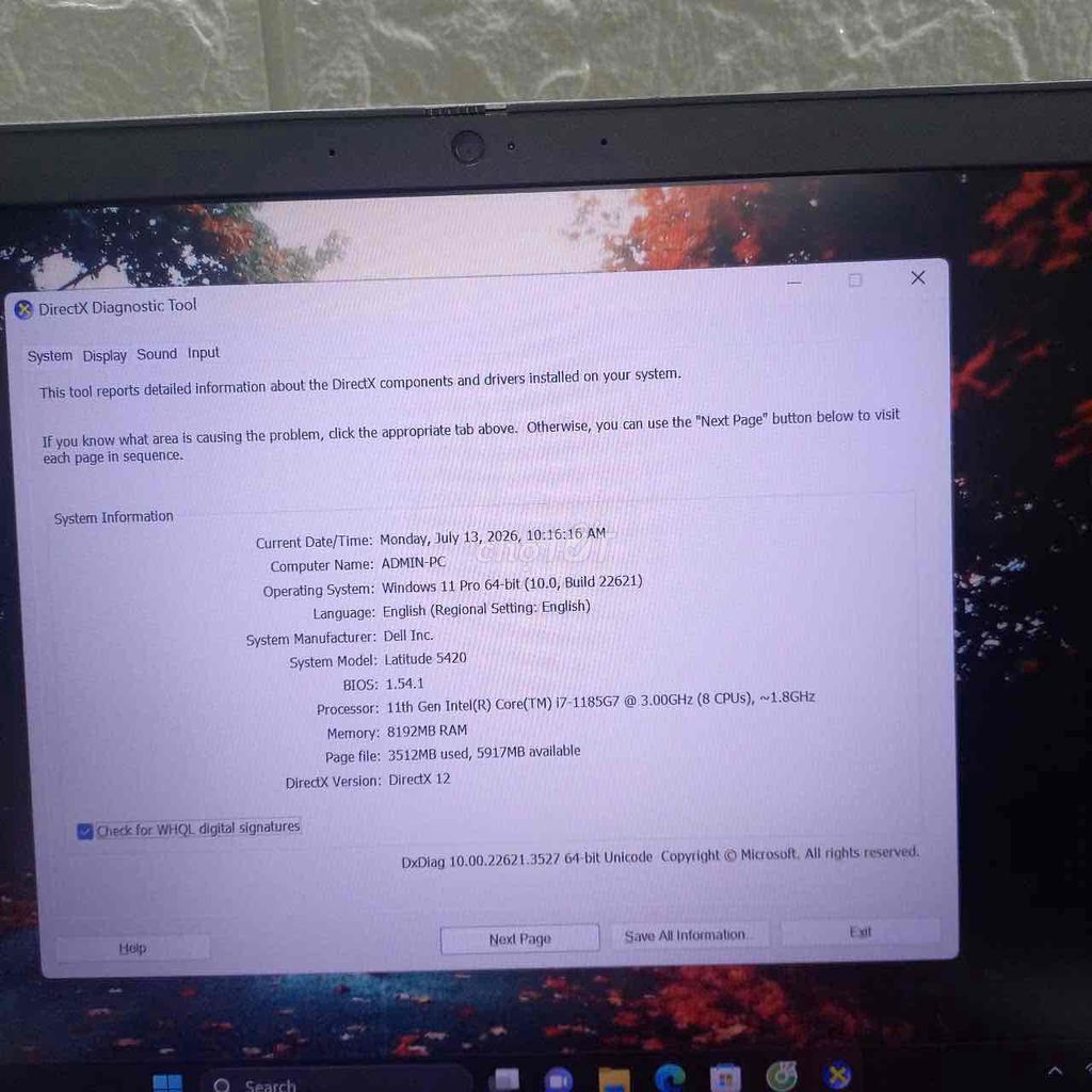 Dell E5420 i7-1185G7 14 inch 8GB/256GB. Mua bán Laptop tại Quận Hà Đông Hà Nội được đăng bởi Nguyễn Minh Châu hình 1