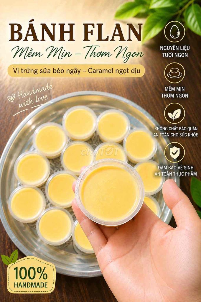Bánh flan thủ công vị trứng sữa caramel Bà Rịa. Mua bán Đồ ăn, thực phẩm và các loại khác tại Thành phố Vũng Tàu Bà Rịa - Vũng Tàu được đăng bởi Phạm Thế Nhân hình 1