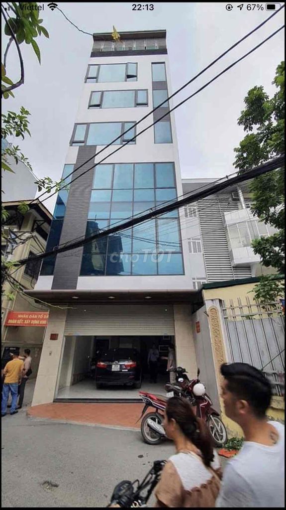 Cho thuê nhà Đường Trung Yên 11-75mx 6 tầng có thang máy