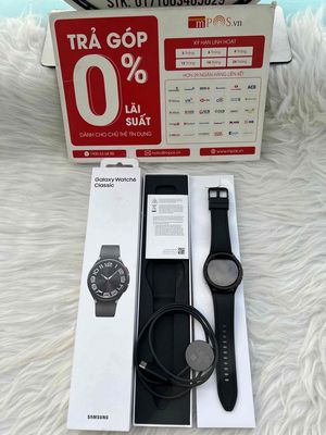 Samsung watch 6 43mm Gps Black,full box 15/8/2024