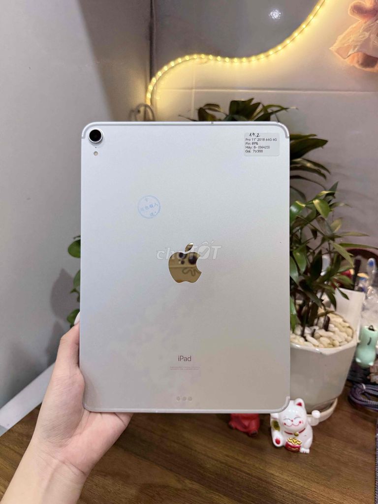 Apple iPad Pro 2018 64GB 4G ios 17.2 | nguyên zin. Mua bán Máy tính bảng tại Huyện Hóc Môn Tp Hồ Chí Minh được đăng bởi Luân Hoài hình 1