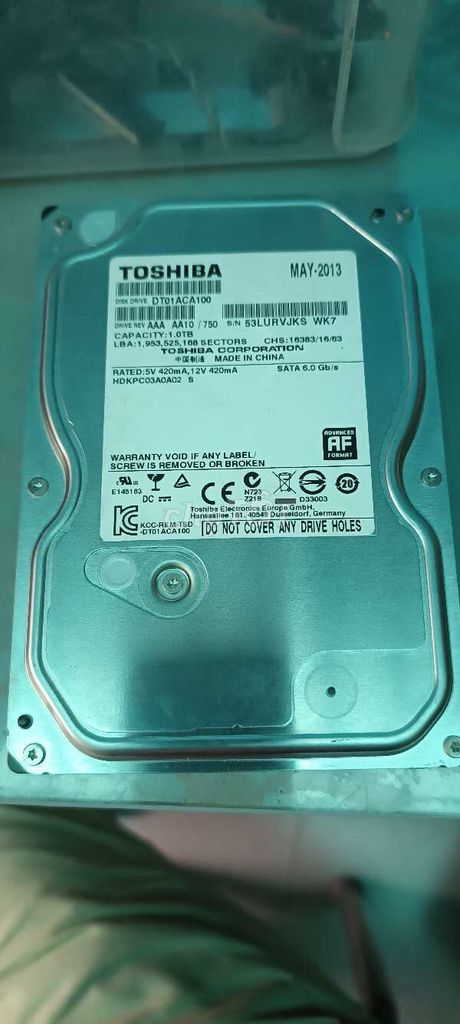 HDD 1TB Toshiba