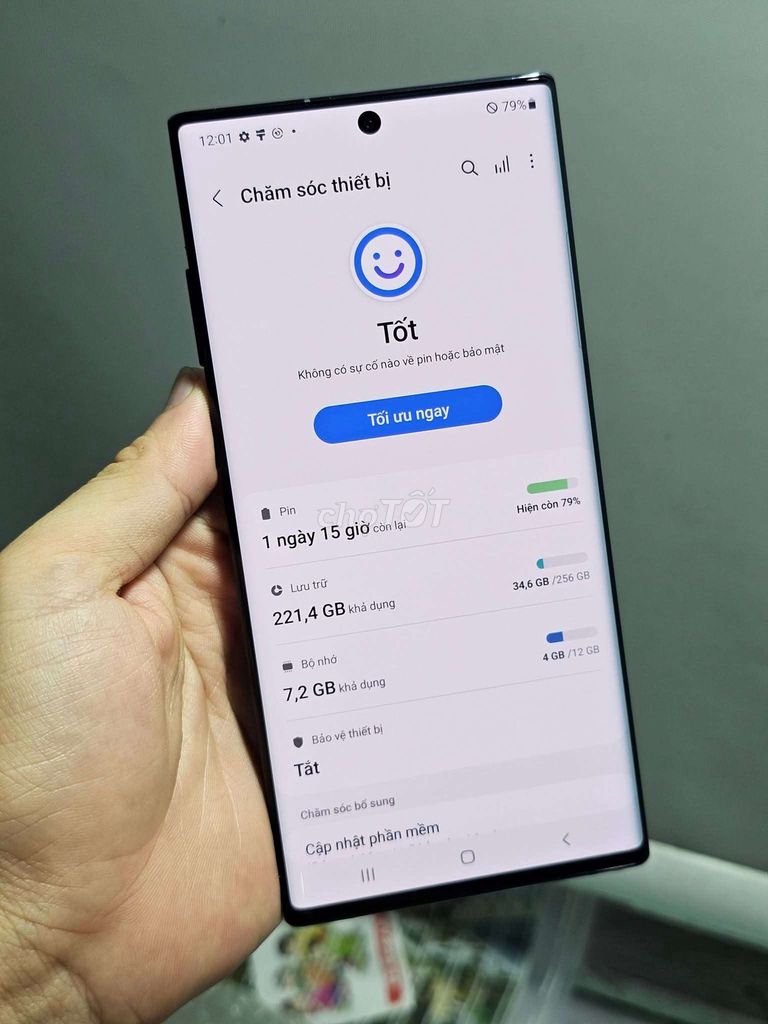 Samsung Note 10 Plus 256GB Đen Like New. Mua bán Điện thoại tại Huyện Long Điền Bà Rịa - Vũng Tàu được đăng bởi MRBảo hình 1