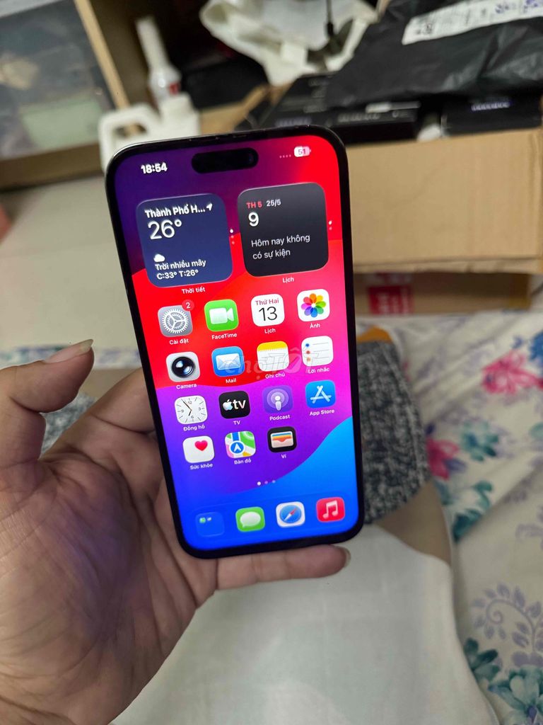 iPhone 14 Pro Max 128gb Vn/a truetone face id ok. Mua bán Điện thoại tại Thành phố Thủ Đức Tp Hồ Chí Minh được đăng bởi bin  hình 1