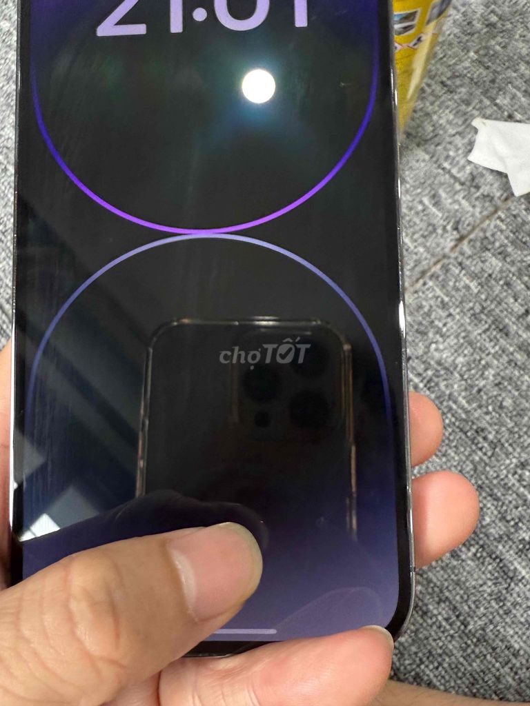 iPhone 14 Pro Max 128GB Tím Đã dùng. Mua bán Điện thoại tại Quận Hà Đông Hà Nội được đăng bởi Hữu Vương  hình 1