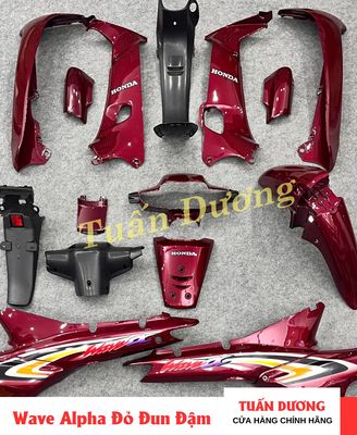 Dàn Áo Wave Alpha Đỏ Đun Đậm Đẹp Mới Tinh. Mua bán Phụ tùng xe tại Quận Hà Đông Hà Nội được đăng bởi Phụ Tùng Xe Tuấn Dương