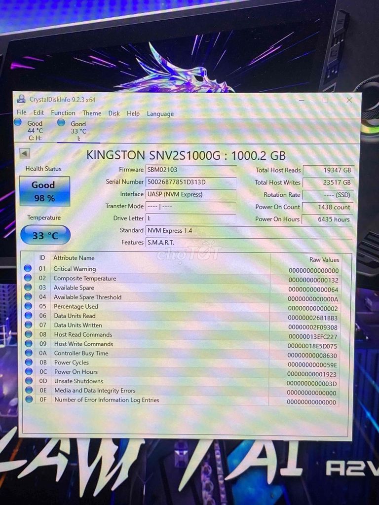 ổ cứng ssd kingston NV2 1TB M.2 PCIe Gen4 x4 NVMe. Mua bán Linh kiện (RAM, Card...) tại Thành phố Đà Lạt Lâm Đồng được đăng bởi MAI BINH hình 1