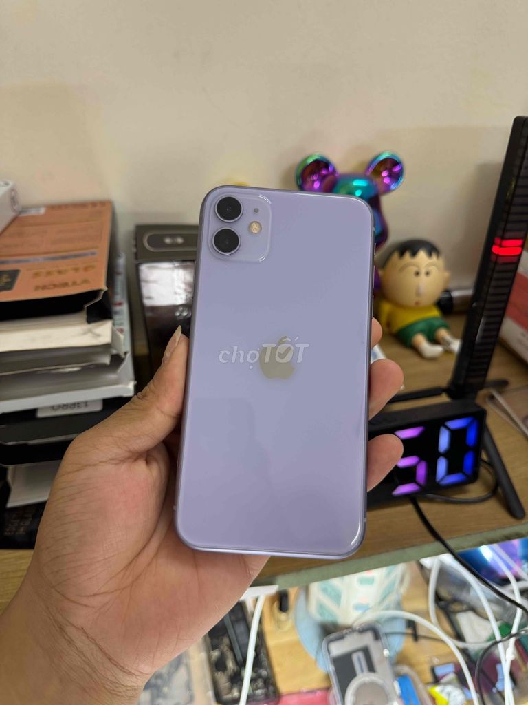 Apple iPhone 11 64GB Tím 100% pin. Mua bán Điện thoại tại Quận Ngô Quyền Hải Phòng được đăng bởi Điện Thoại Hải Phòng  hình 1