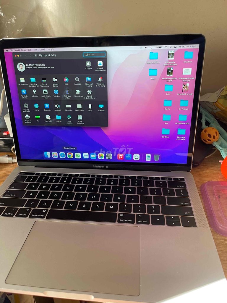 Apple MacBook Pro i5 13.3 inch 8GB/256GB. Mua bán Laptop tại Quận Cẩm Lệ Đà Nẵng được đăng bởi Sinh Phúc hình 1