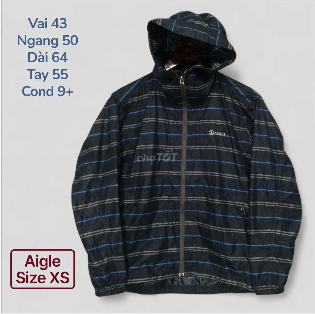 Áo khoác Aigle Polyester Đen, xanh, xám size XS. Mua bán Quần áo tại Quận Tây Hồ Hà Nội được đăng bởi Xem Nữa ở Đây hình 1