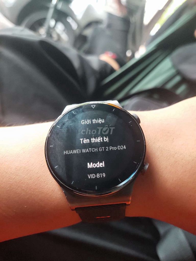 Huawei GT 2 Pro Đen. Mua bán Thiết bị đeo thông minh tại Quận Bình Thạnh Tp Hồ Chí Minh được đăng bởi Achin hình 1