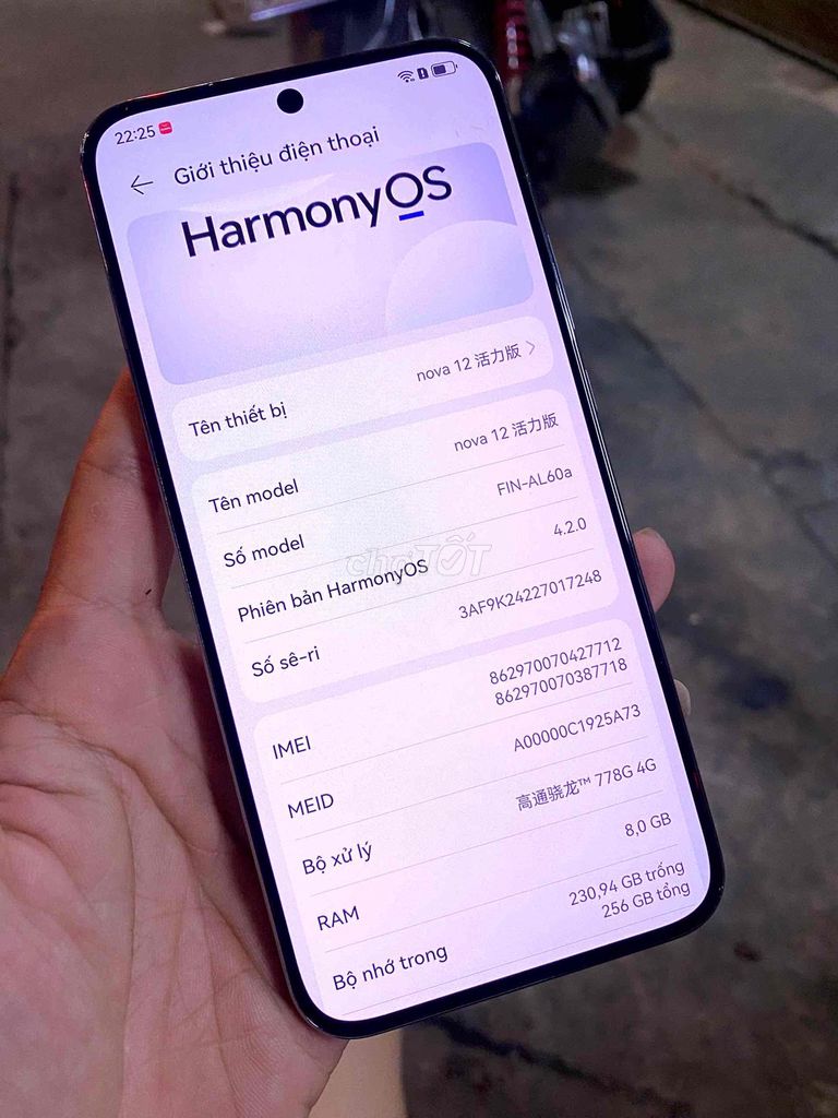 Huawei Nova 12s 256GB Bạc xách tay. Mua bán Điện thoại tại Huyện Hóc Môn Tp Hồ Chí Minh được đăng bởi Dung hình 1