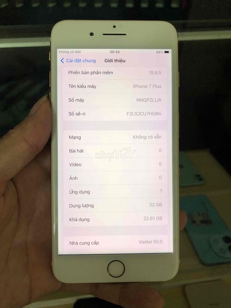 iphone 7plus  zin thay vỏ mới đẹp keng ❤️. Mua bán Điện thoại tại Huyện Thuận Thành Bắc Ninh được đăng bởi Cường hình 1