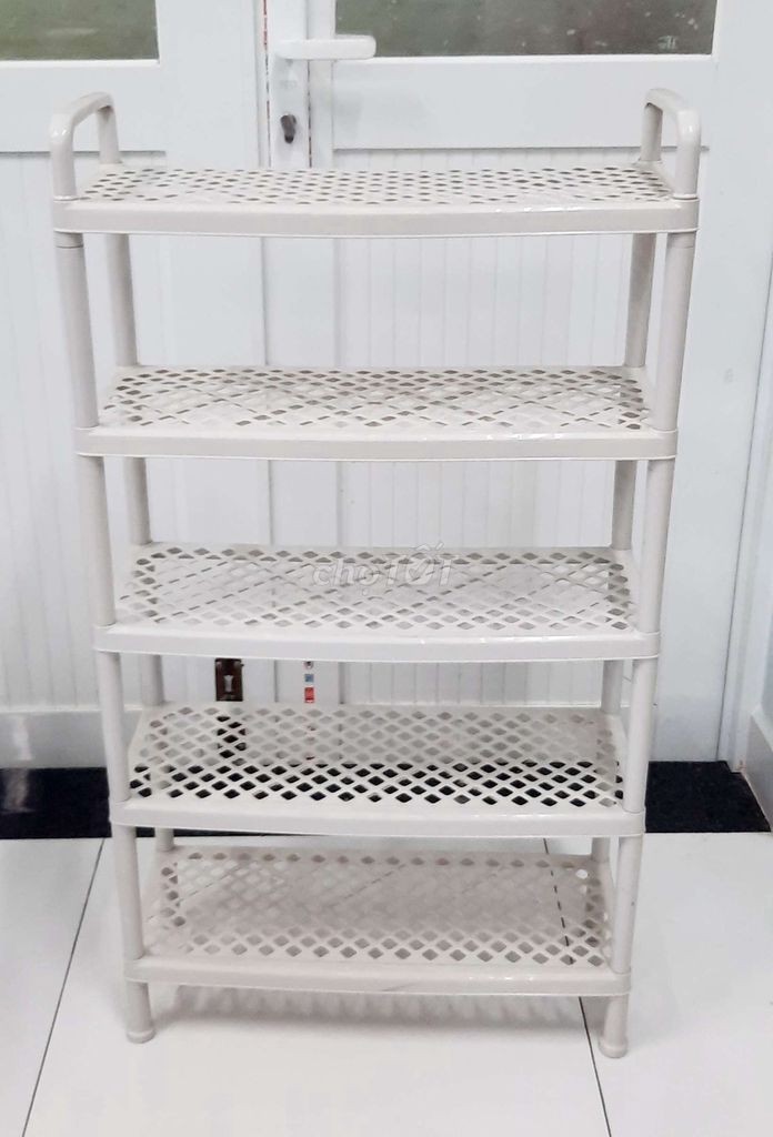 Kệ nhựa trắng 5 tầng . Mua bán Tủ, kệ gia đình tại Quận 10 Tp Hồ Chí Minh được đăng bởi Châu Gia hình 1