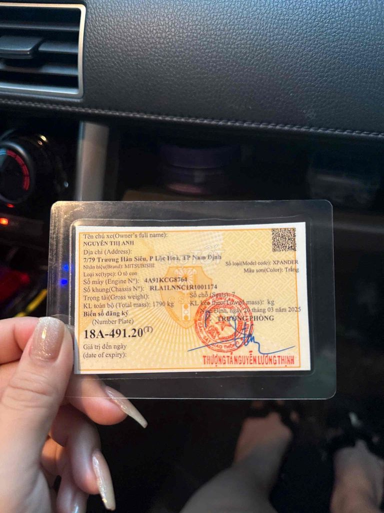 Mitsubishi Xpander 2024 1.5 MT- 30000 km chính chủ. Mua bán Ô tô tại Thành phố Nam Định Nam Định được đăng bởi bienhoa456 hình 14