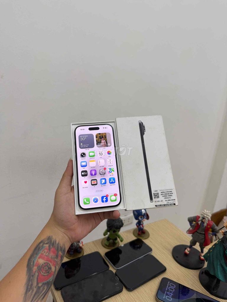 Apple iPhone 17 Air 256GB Đen Nguyên bản. Mua bán Điện thoại tại Quận Cầu Giấy Hà Nội được đăng bởi Trung Kiên Trả Góp Bao Nợ Xấu hình 1