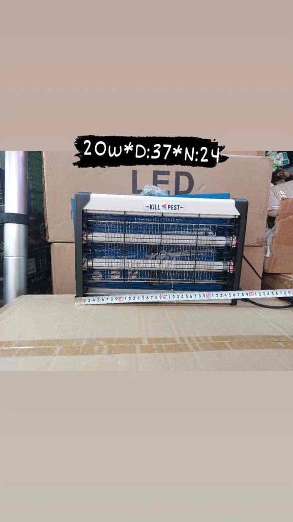 Đèn Diệt Côn Trùng 20W Hình Vuông Màu Tím 220V - B