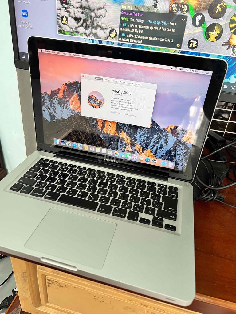 Apple MacBook Pro 2011 i5 8GB/120GB. máy đẹp. Mua bán Laptop tại Huyện Củ Chi Tp Hồ Chí Minh được đăng bởi vi tính Hồng Phúc hình 1