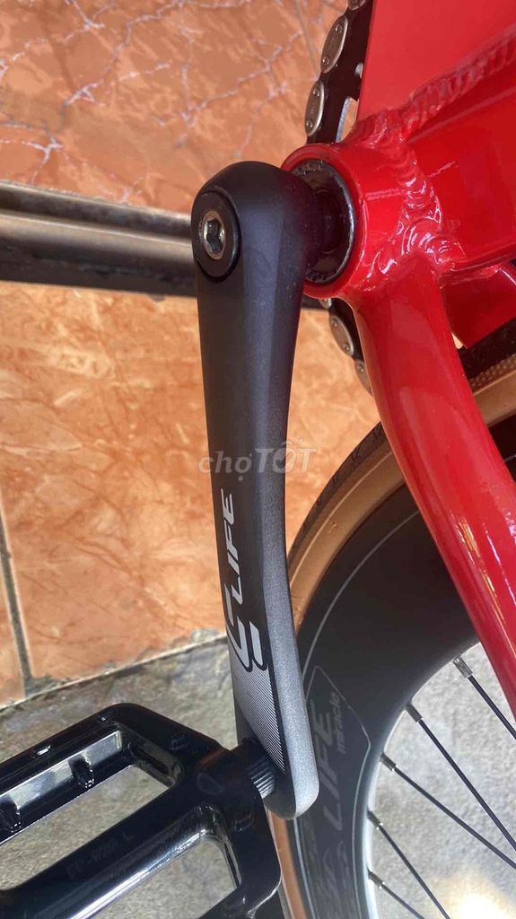 đùi xe fixed gear + trục giữa theo xe. Mua bán Phụ tùng xe tại Huyện Hải Hậu Nam Định được đăng bởi Bùi Hậu hình 2