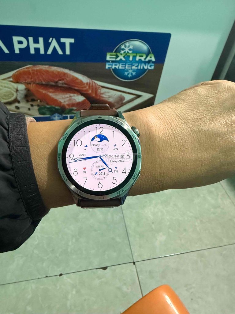 Đồng hồ thông minh GT5 Nâu trắng. Mua bán Thiết bị đeo thông minh tại Thành phố Thái Bình Thái Bình được đăng bởi Đào Văn Lương hình 1