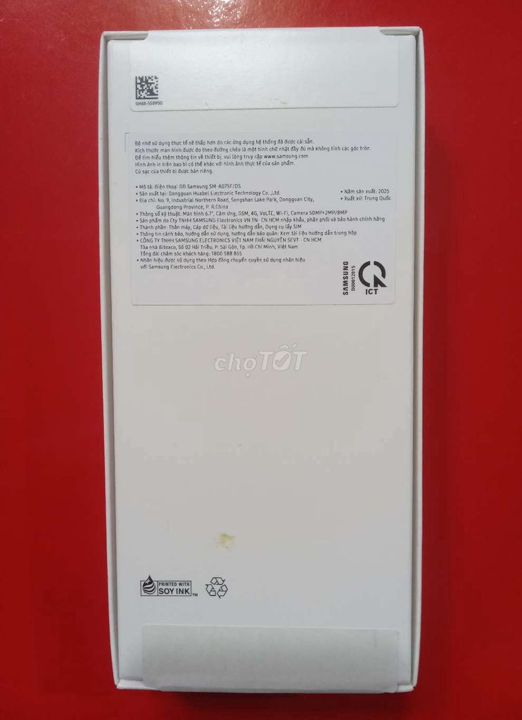 Điện thoại Samsung A07 chưa dùng. Mua bán Điện thoại tại Quận Gò Vấp Tp Hồ Chí Minh được đăng bởi A Nguyen hình 1
