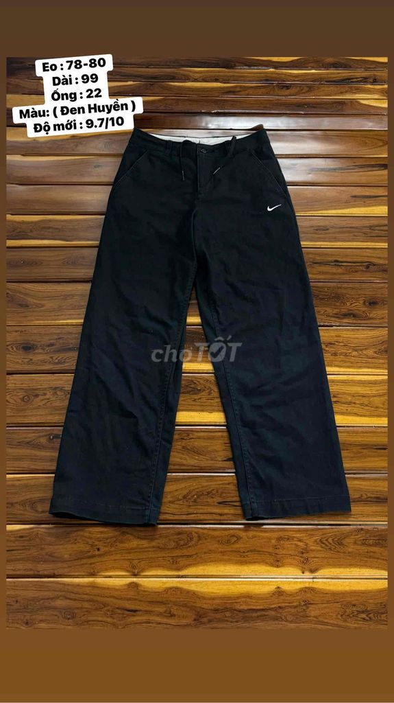 Quần dài Nike Nam Đen chính hãng mới keng. Mua bán Quần áo tại Thành phố Châu Đốc An Giang được đăng bởi Thành Danh hình 1