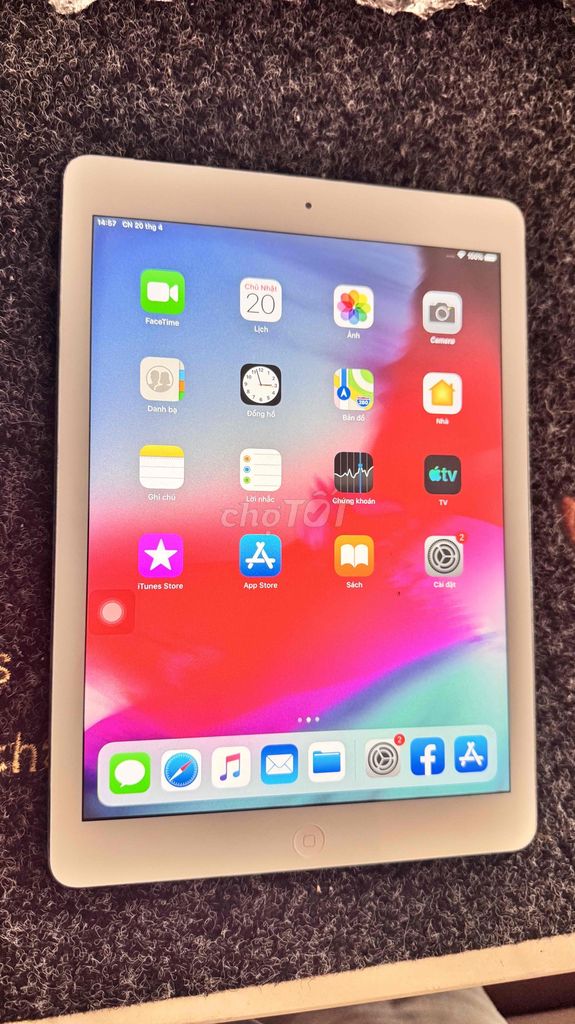 không dùng đến cần bán ipad Air/ 64gb/ Wifi+4G. Mua bán Máy tính bảng tại Thị xã Từ Sơn Bắc Ninh được đăng bởi funny hình 1