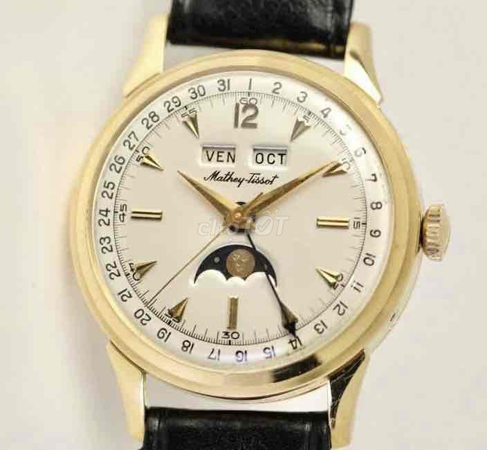 Đồng Hồ Mathey Tissot Trăng Sao Vàng Đúc 18k 126694238