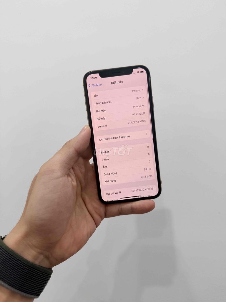 iPhone XS 64GB Vàng Like New. Mua bán Điện thoại tại Quận Cầu Giấy Hà Nội được đăng bởi TicoSmartphone hình 1