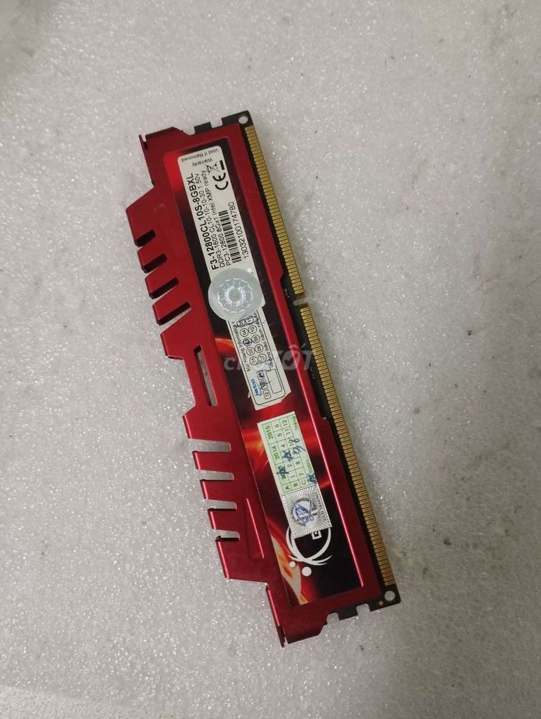 ram tản gskill 8g 1600