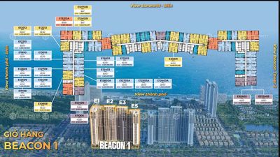 Cần bán căn hộ 2 phòng ngủ 2 wc tòa Beacon dự án Blanca CIty Vũng Tàu