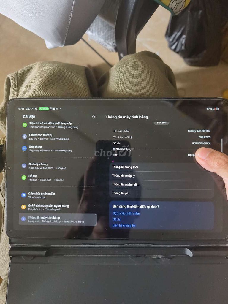 Samsung Tab S6 Lite P625 4GB/64GB Xám. Mua bán Máy tính bảng tại Quận Gò Vấp Tp Hồ Chí Minh được đăng bởi Phương Trần hình 1
