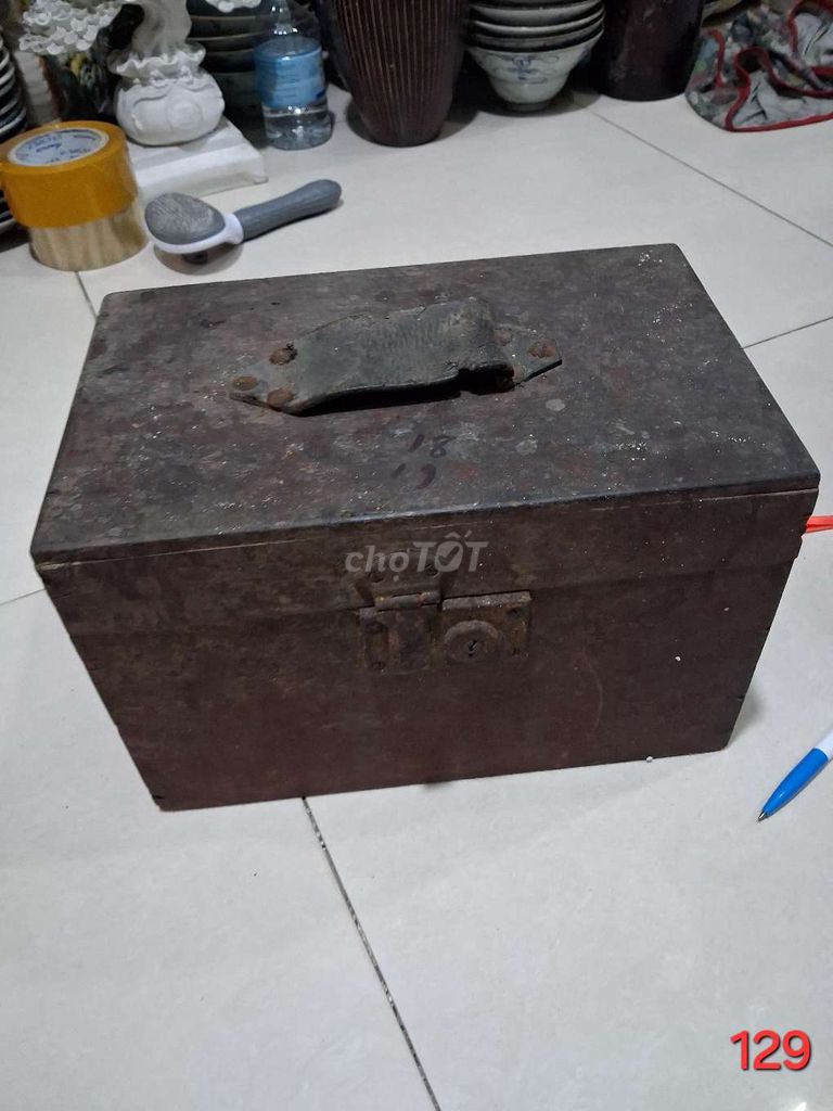 Hộp gỗ cổ điển kèm thiệp xưa. Mua bán Đồ sưu tầm, đồ cổ tại Quận 6 Tp Hồ Chí Minh được đăng bởi sưu tập hình 1
