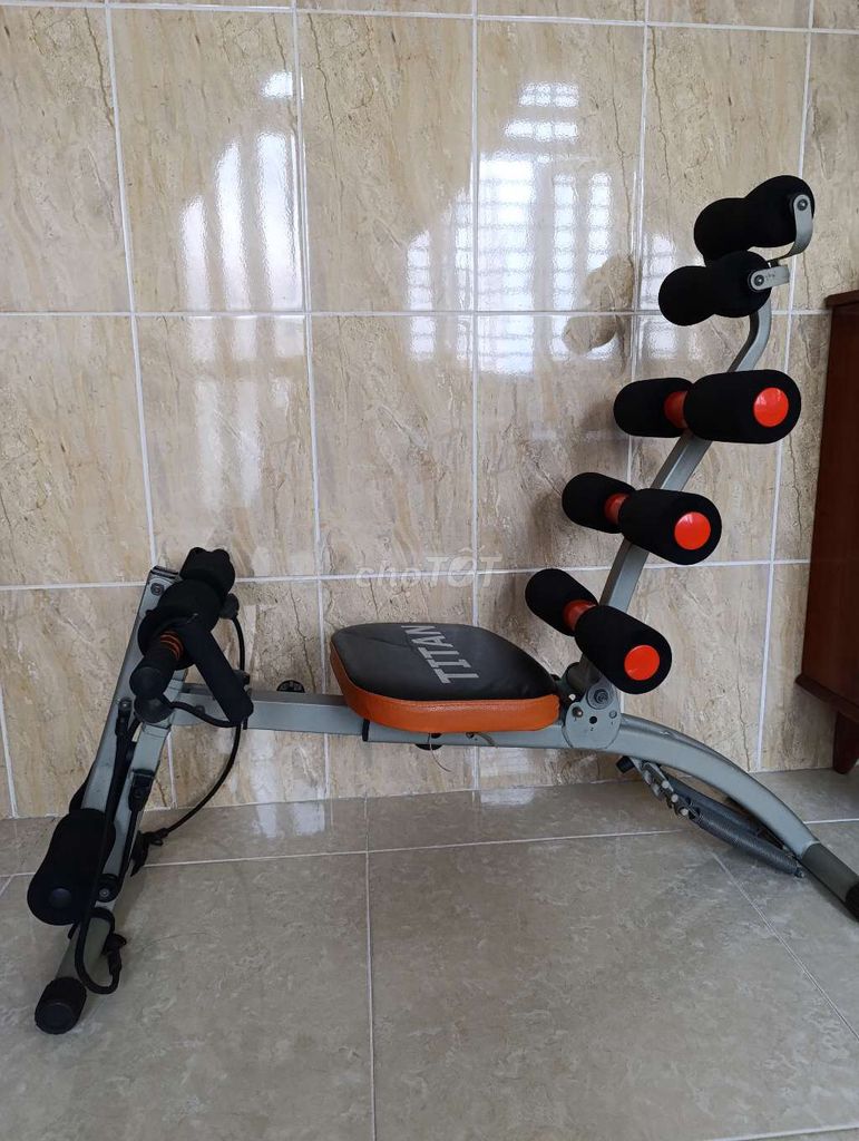 Máy tập bụng Titan Xám cam đen. Mua bán Đồ thể thao, Dã ngoại tại Quận Bình Thạnh Tp Hồ Chí Minh được đăng bởi Dung hình 1