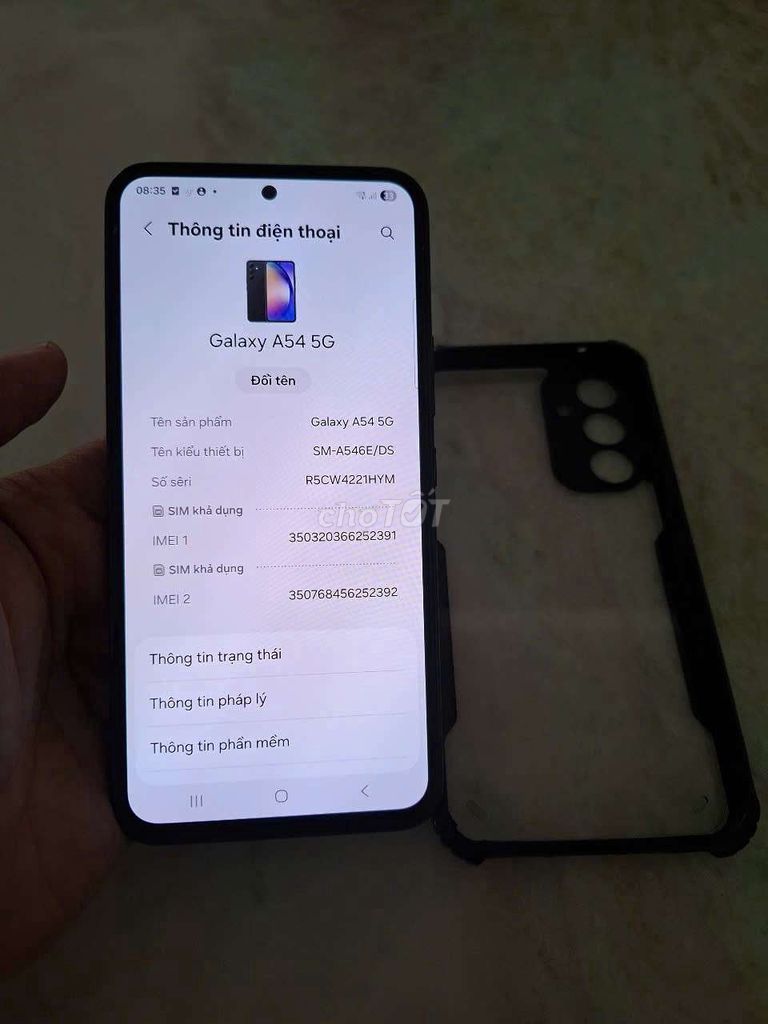 wach Samsung Galaxy A54 5G Đen. Mua bán Thiết bị đeo thông minh tại Quận Sơn Trà Đà Nẵng được đăng bởi Lam hình 1